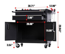 Load image into Gallery viewer, Tool Chest Heavy Duty Cart Steel Rolling Tool Box With Locakable Doors