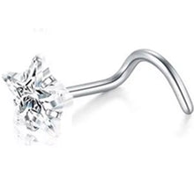 Load image into Gallery viewer, Clear Stone Nose Ring