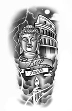 Load image into Gallery viewer, Tattoo Stencil #021