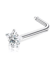 Load image into Gallery viewer, Clear Stone Nose Ring