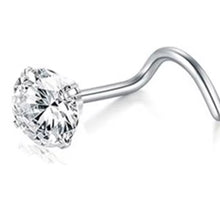 Load image into Gallery viewer, Clear Stone Nose Ring
