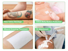 Load image into Gallery viewer, Tattoo Aftercare Bandage 6x8.8 Yards Roll ,Clear Waterproof Transparent Dressing