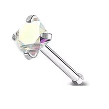 Load image into Gallery viewer, Iridescent Stone Nose Ring