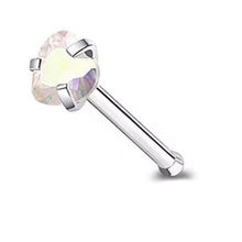 Load image into Gallery viewer, Iridescent Stone Nose Ring