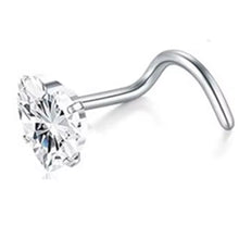 Load image into Gallery viewer, Clear Stone Nose Ring