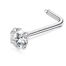 Load image into Gallery viewer, Clear Stone Nose Ring