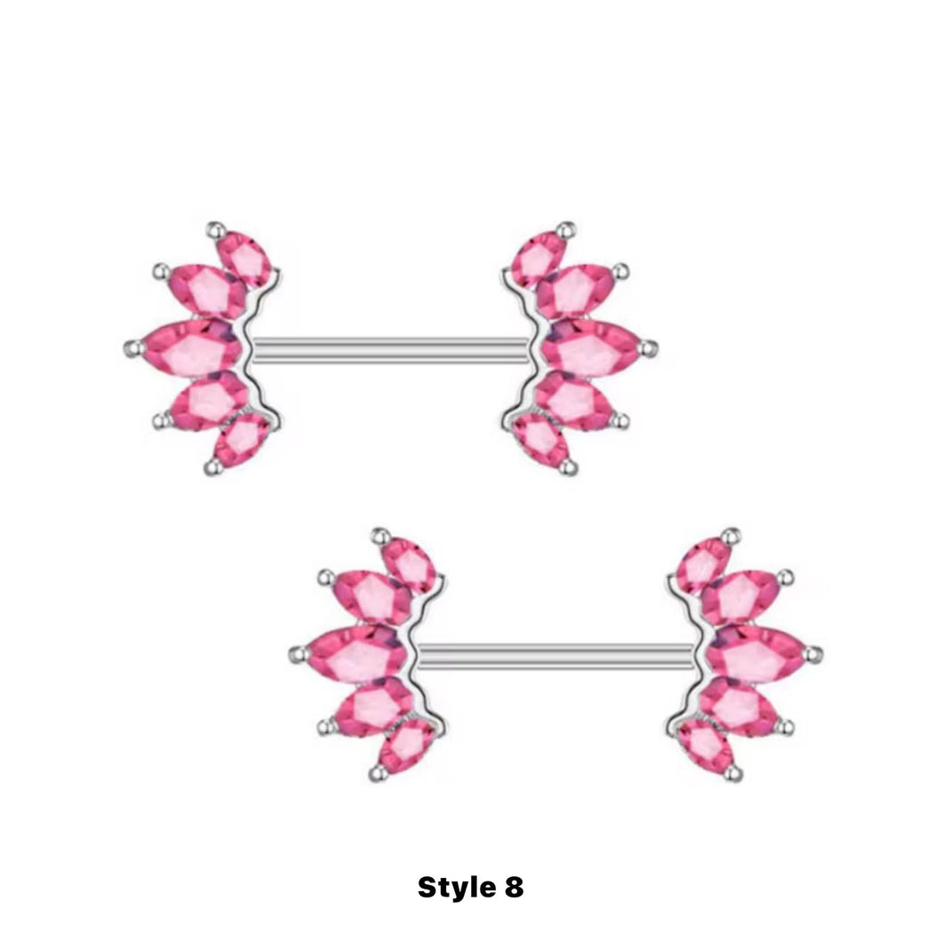 Pink Gem - Nipple Jewelry #015
