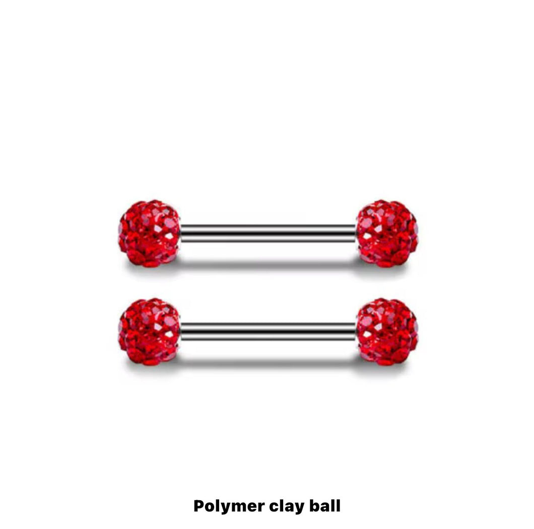 Red Gem - Nipple Jewelry #021