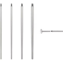 Load image into Gallery viewer, Stainless  Steel  Treaded Piercing Taper  #006
