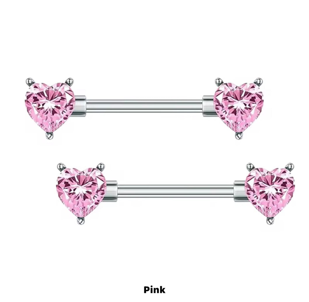 Pink Gem - Nipple Jewelry #001