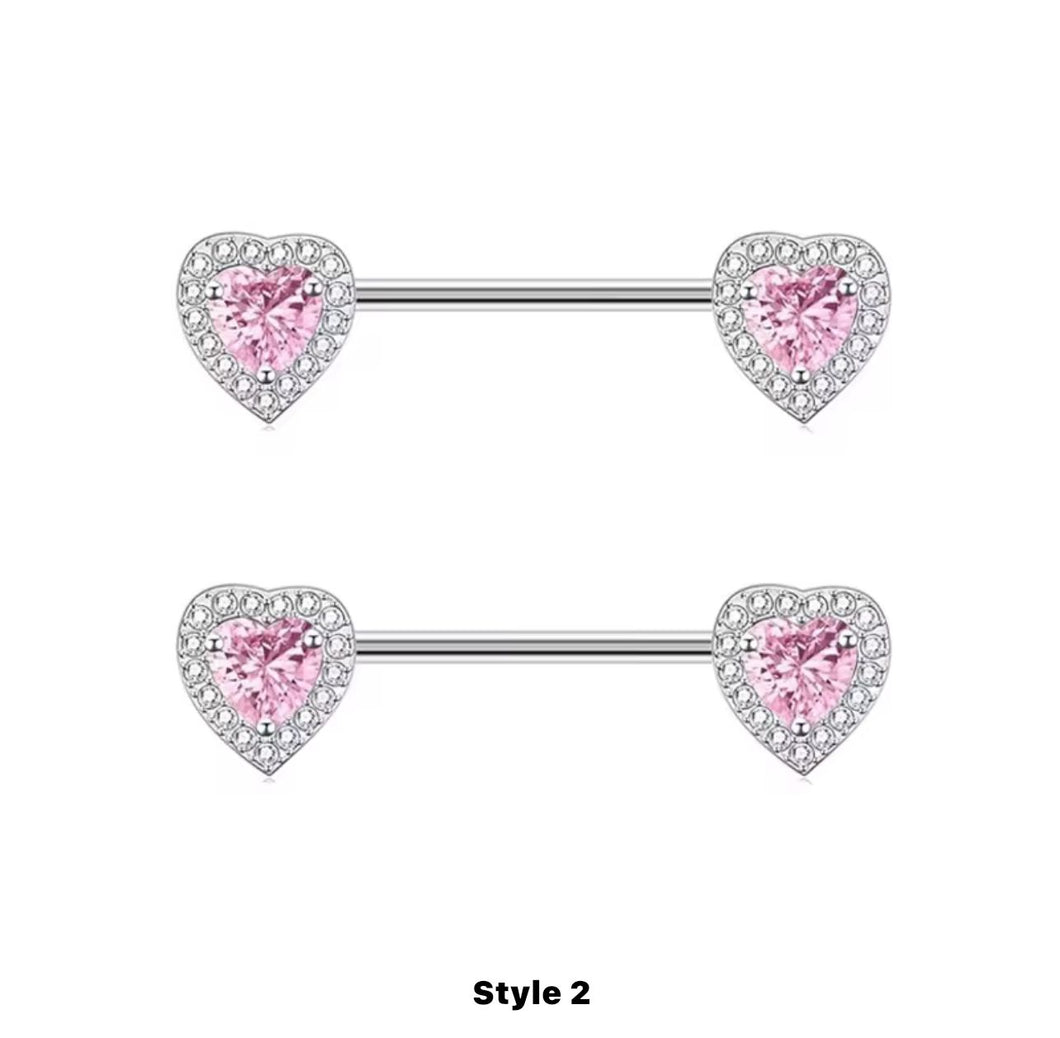 Pink Gem - Nipple Jewelry #010