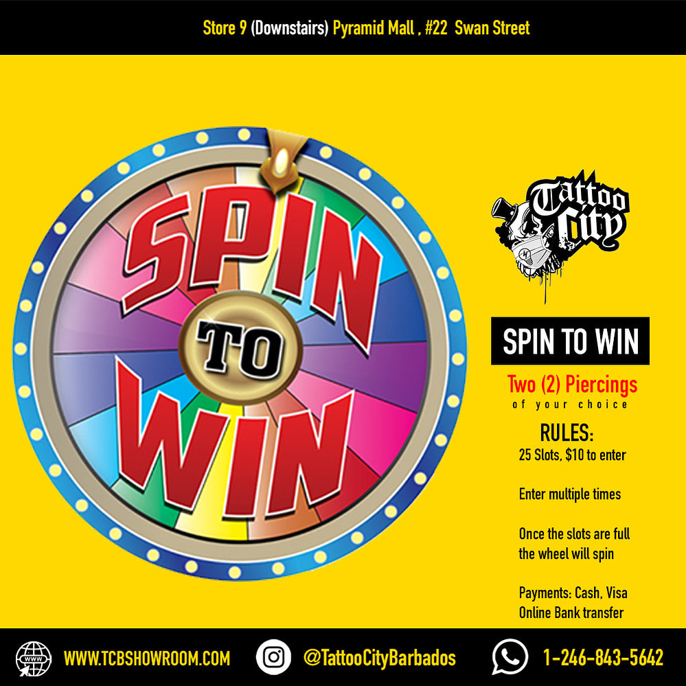 Spin to win: Two Piercings